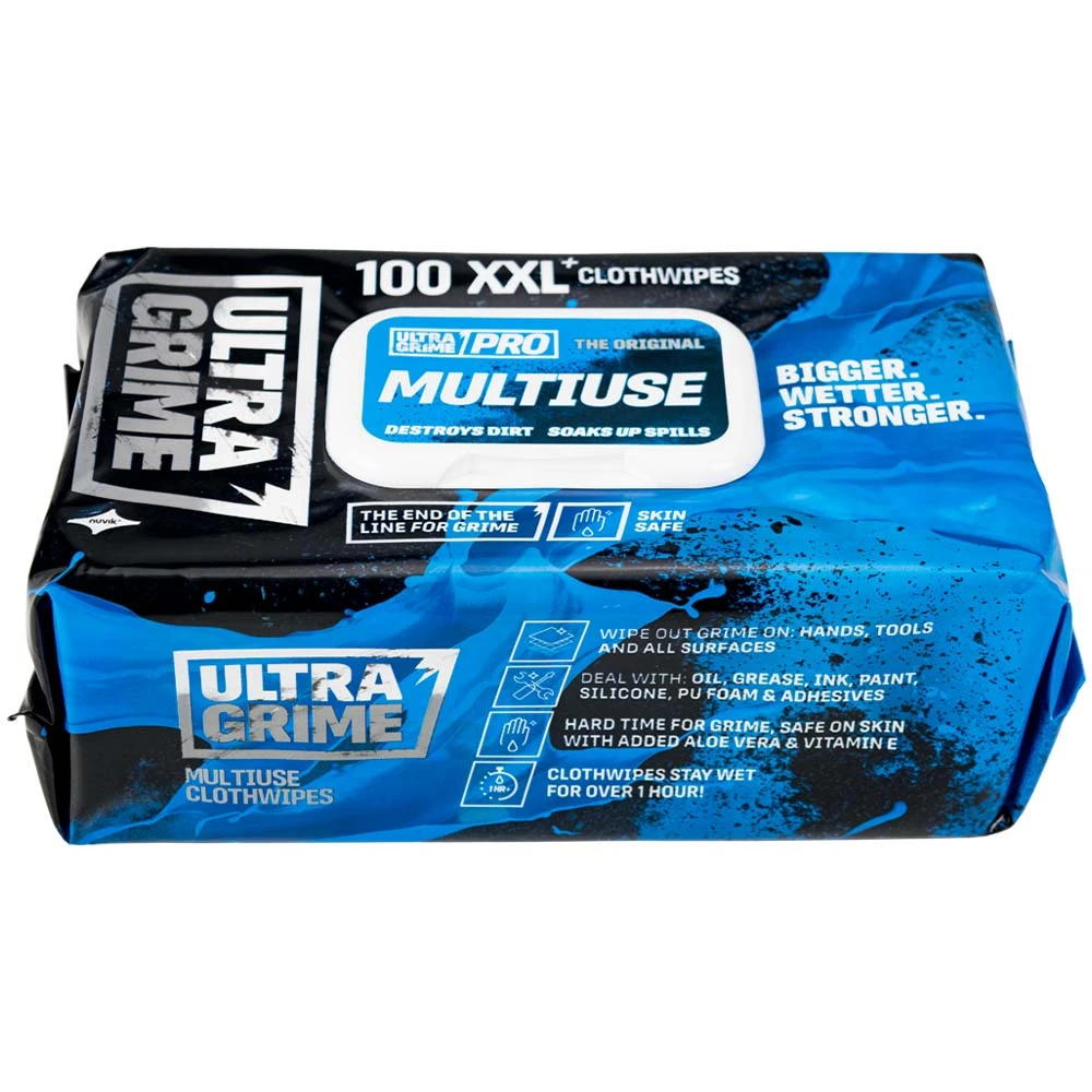 ULTRAGRIME PRO Multiuse Clothwipes - Pack of 100