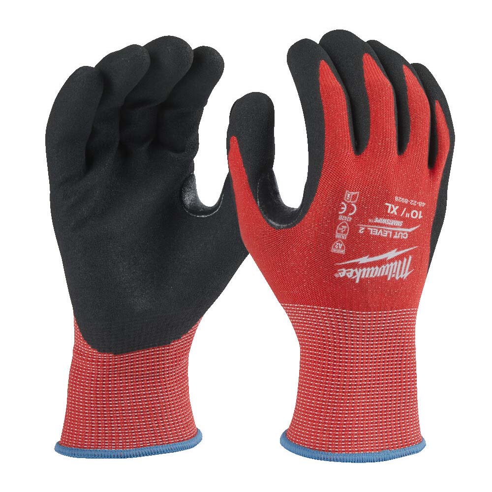 Milwaukee Cut-Resistant Dipped Gloves - Cut Level 2
