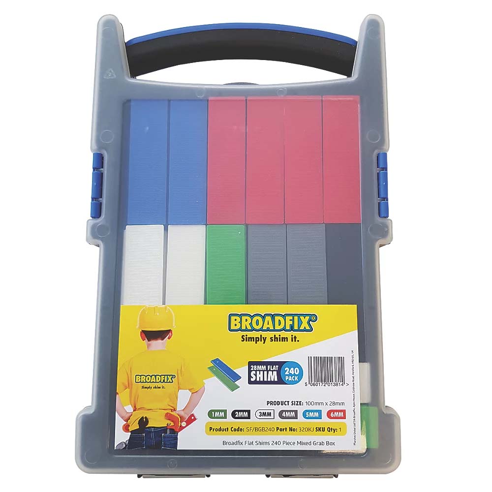Broadfix Flat Shims Assorted Grab - Pack of 240