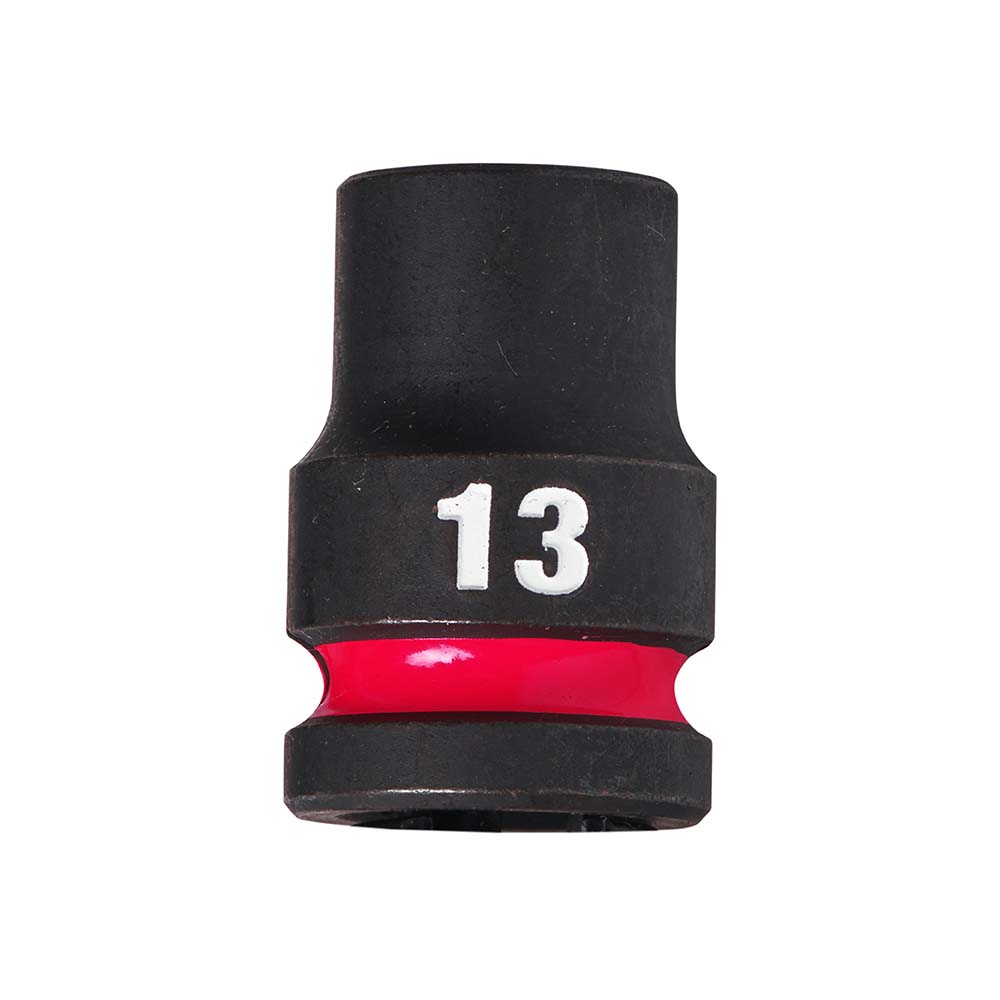 Milwaukee 13mm 1/2” Sq. SHOCKWAVE Impact Standard Socket