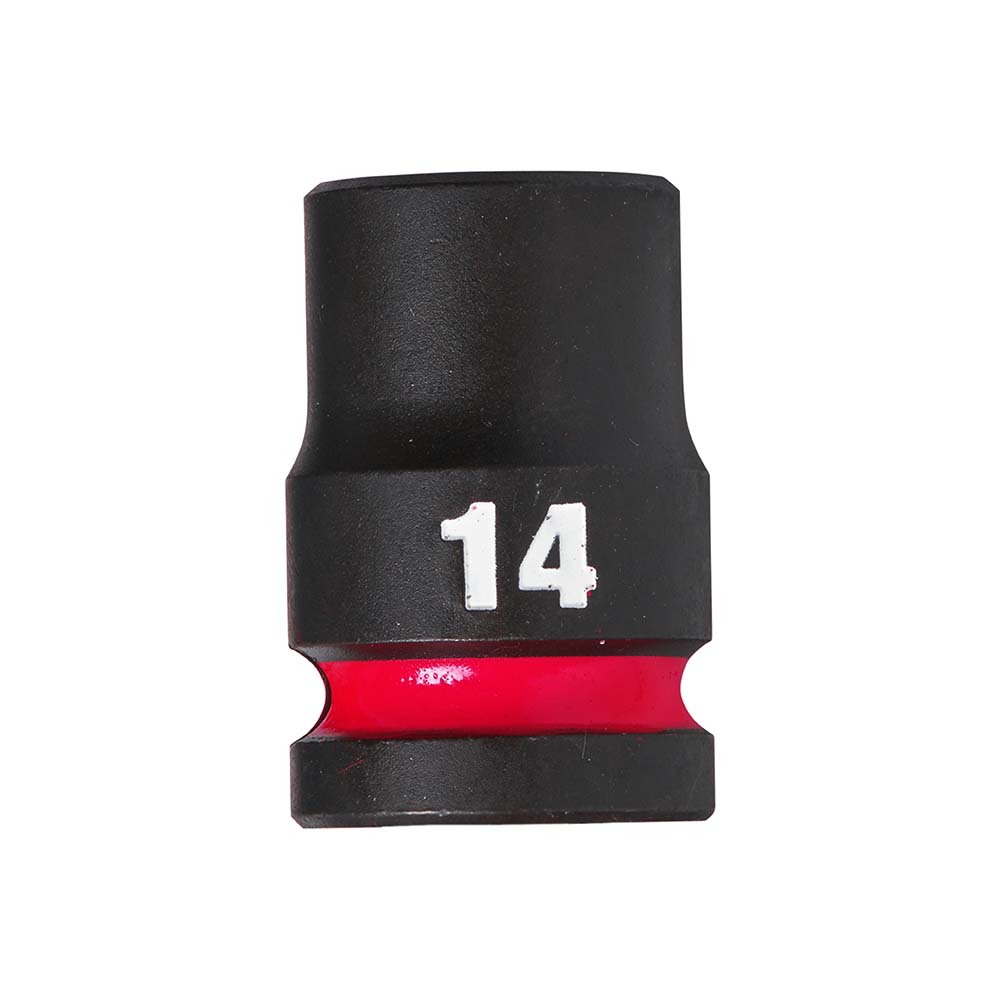 Milwaukee 14mm 1/2” Sq. SHOCKWAVE Impact Standard Socket