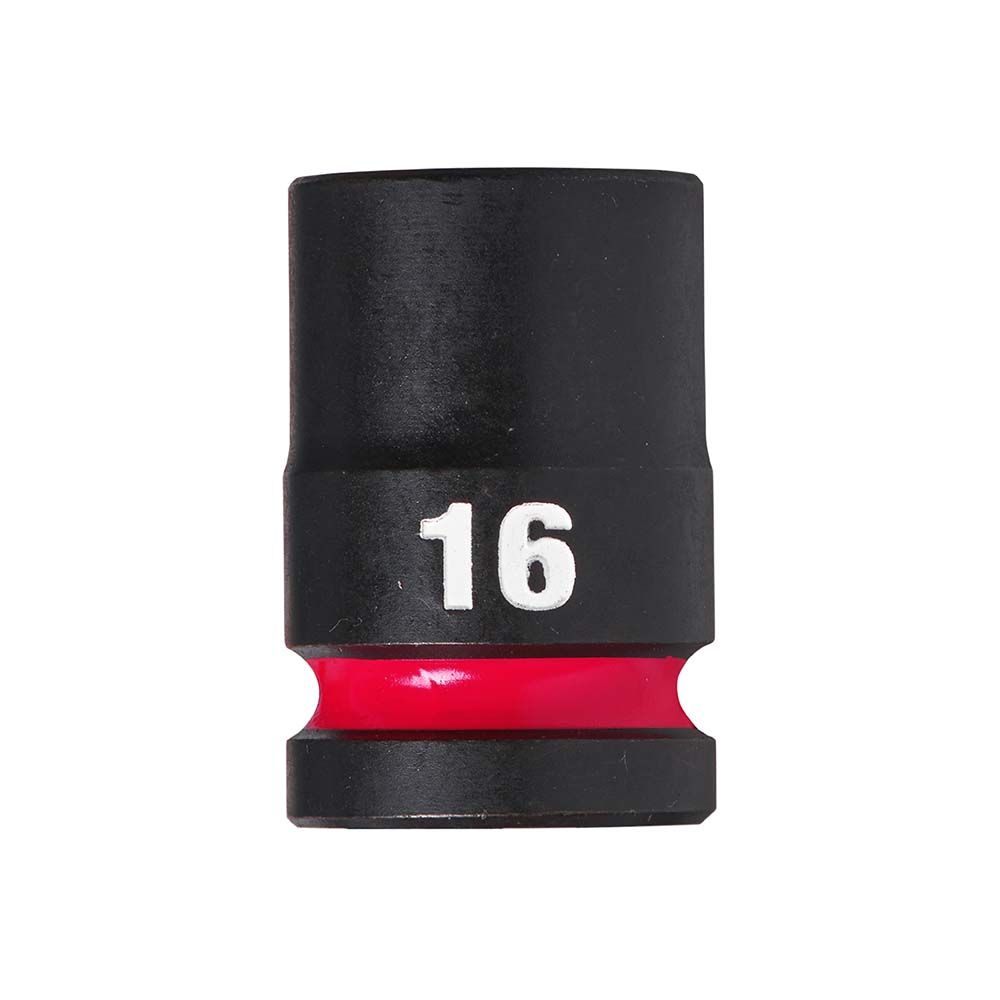 Milwaukee 16mm 1/2” Sq. SHOCKWAVE Impact Standard Socket