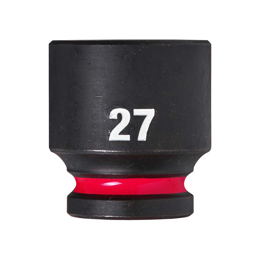 Milwaukee 27mm 1/2” Sq. SHOCKWAVE Impact Standard Socket