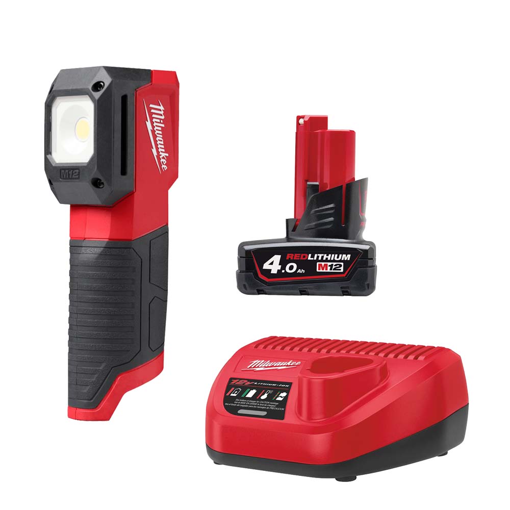 Milwaukee M12 CML 401 12V Colour Matching Light with 4Ah battery