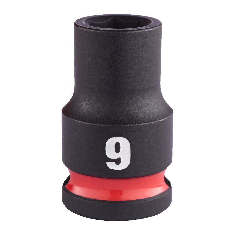 Milwaukee 9mm 3/8” Sq. SHOCKWAVE Impact Standard Socket