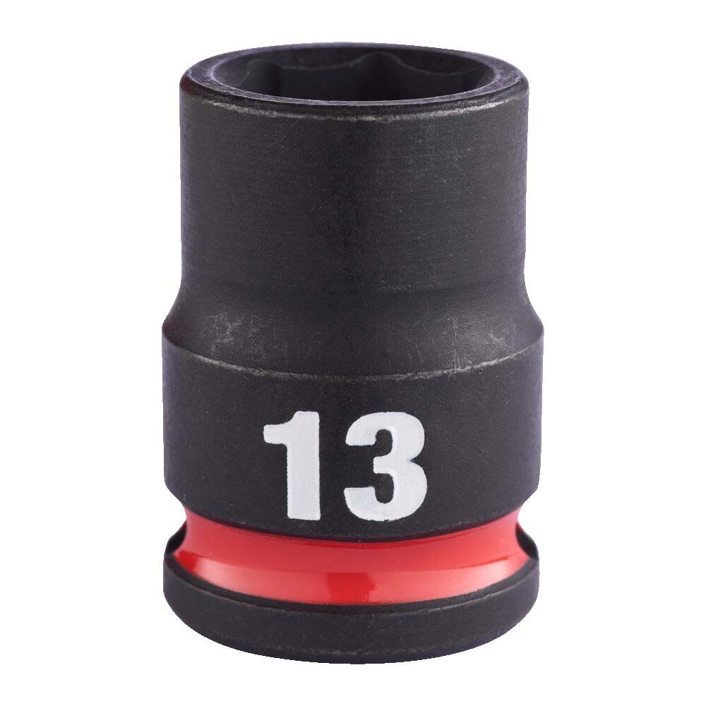 Milwaukee 13mm 3/8” Sq. SHOCKWAVE Impact Standard Socket