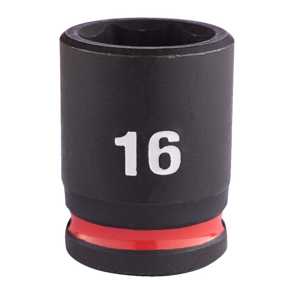 Milwaukee 16mm 3/8” Sq. SHOCKWAVE Impact Standard Socket