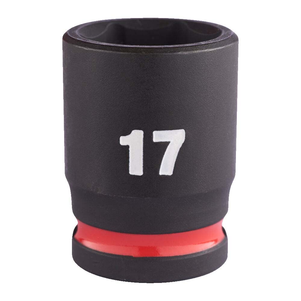 Milwaukee 17mm 3/8” Sq. SHOCKWAVE Impact Standard Socket