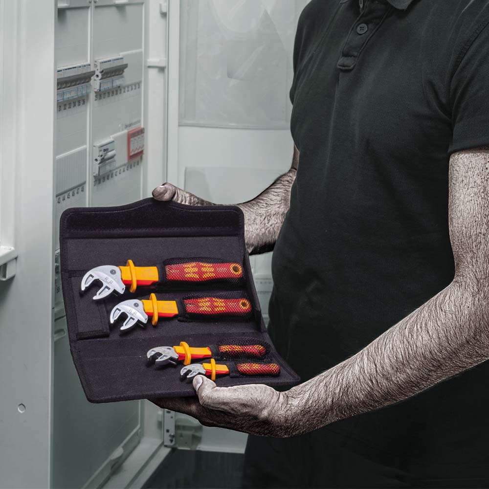 Wera 4 Piece Joker '6004 L' VDE Self-Setting Spanner Set | Wera