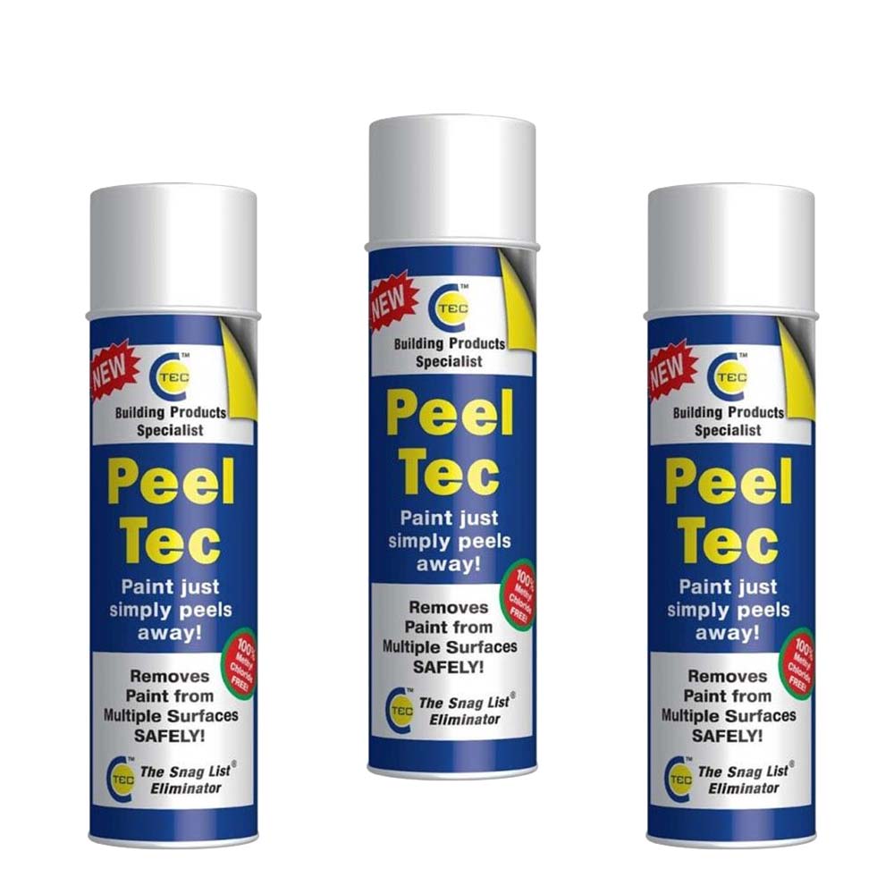 CTEC Peel Tec Paint Remover - 500ml - Pack of 3