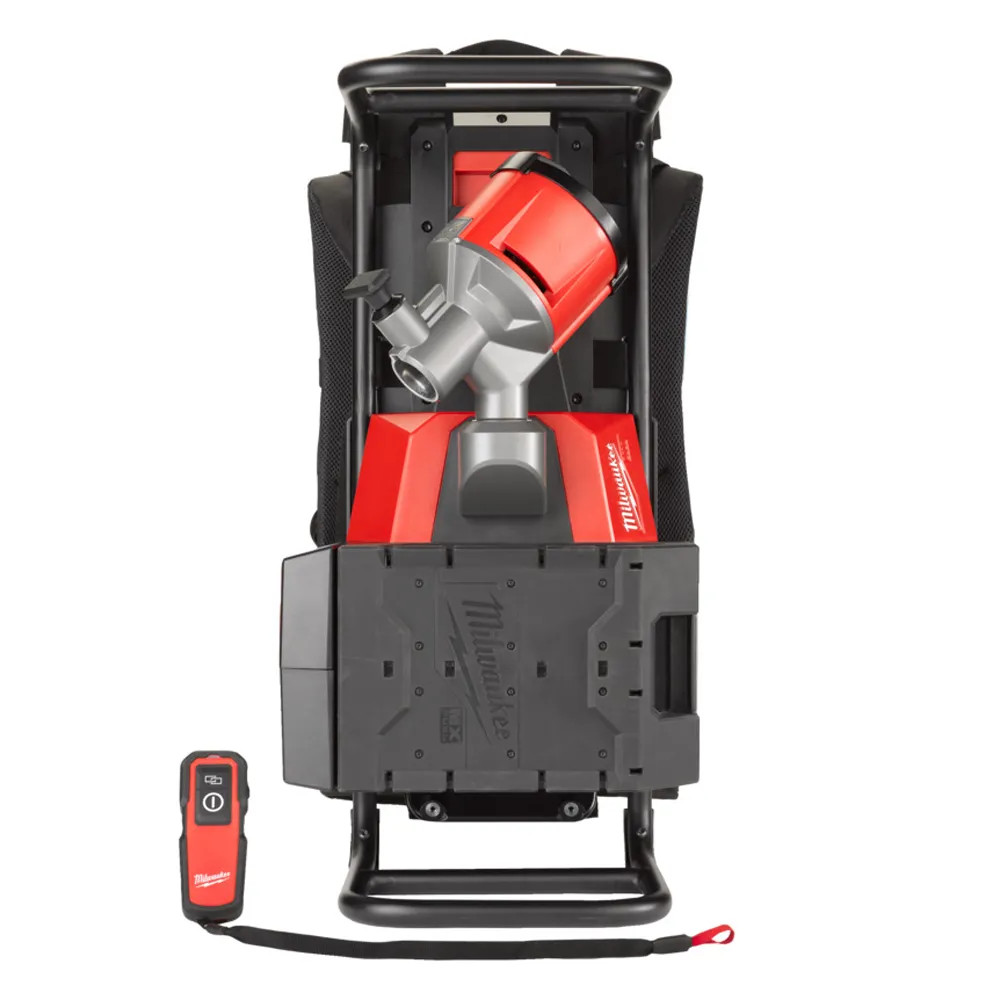 Milwaukee MXF CVBP-602 MX FUEL Brushless Backpack Concrete Vibrator, 2x 6.0Ah Batteries & Charger