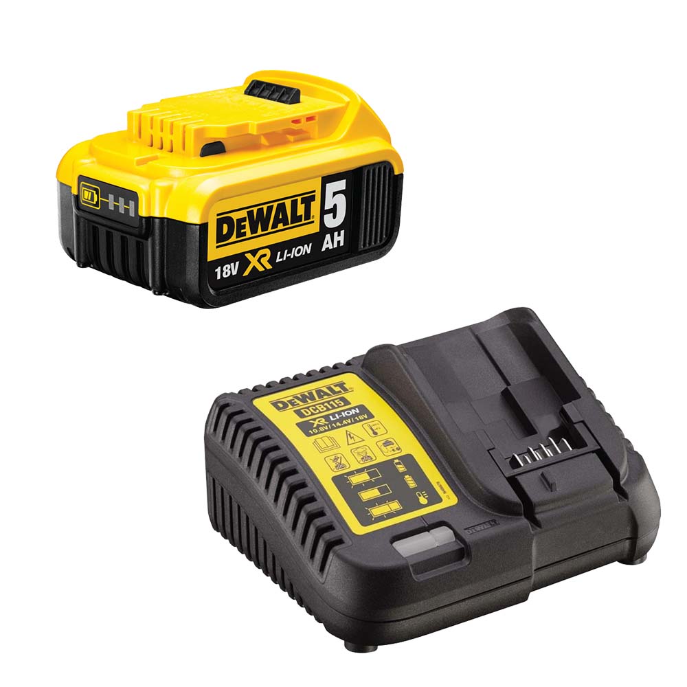 Dewalt 5.0Ah 18V Power Pack with 1x 5.0Ah Battery DCB184