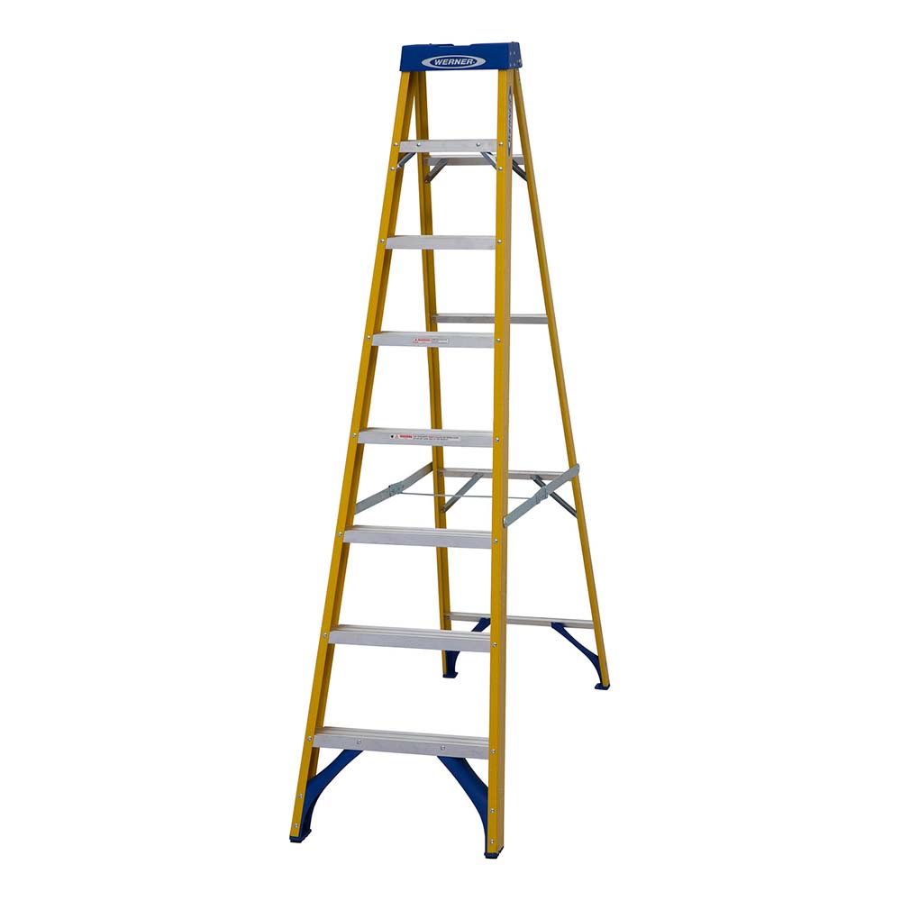 Werner 716 Series 8 Tread Fibreglass Stepladder