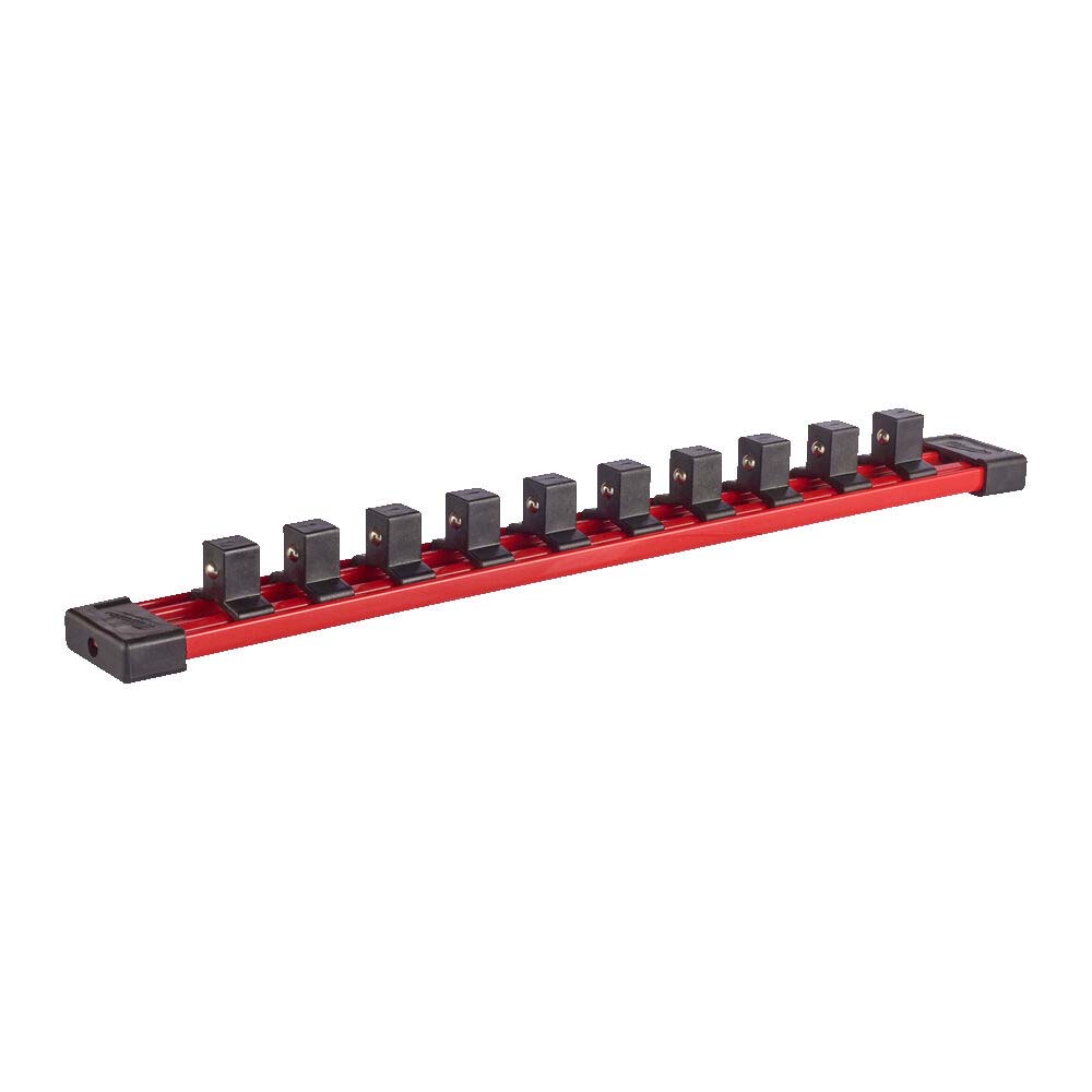 Milwaukee 350mm Socket Rail & 1/2" Sq. Socket Clips