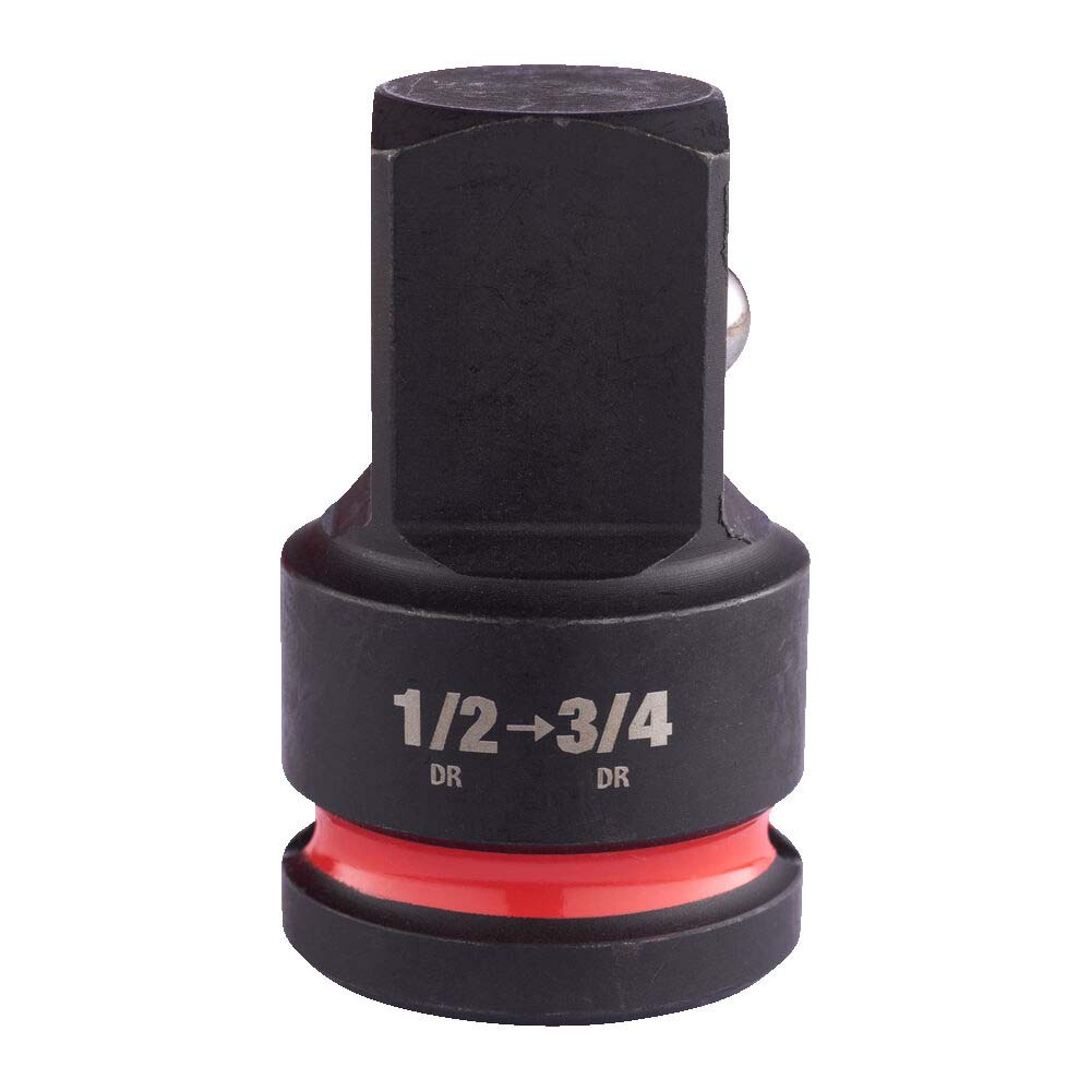 Milwaukee 1/2" Sq. to 3/4" Sq. SHOCKWAVE Impact Socket Adaptor