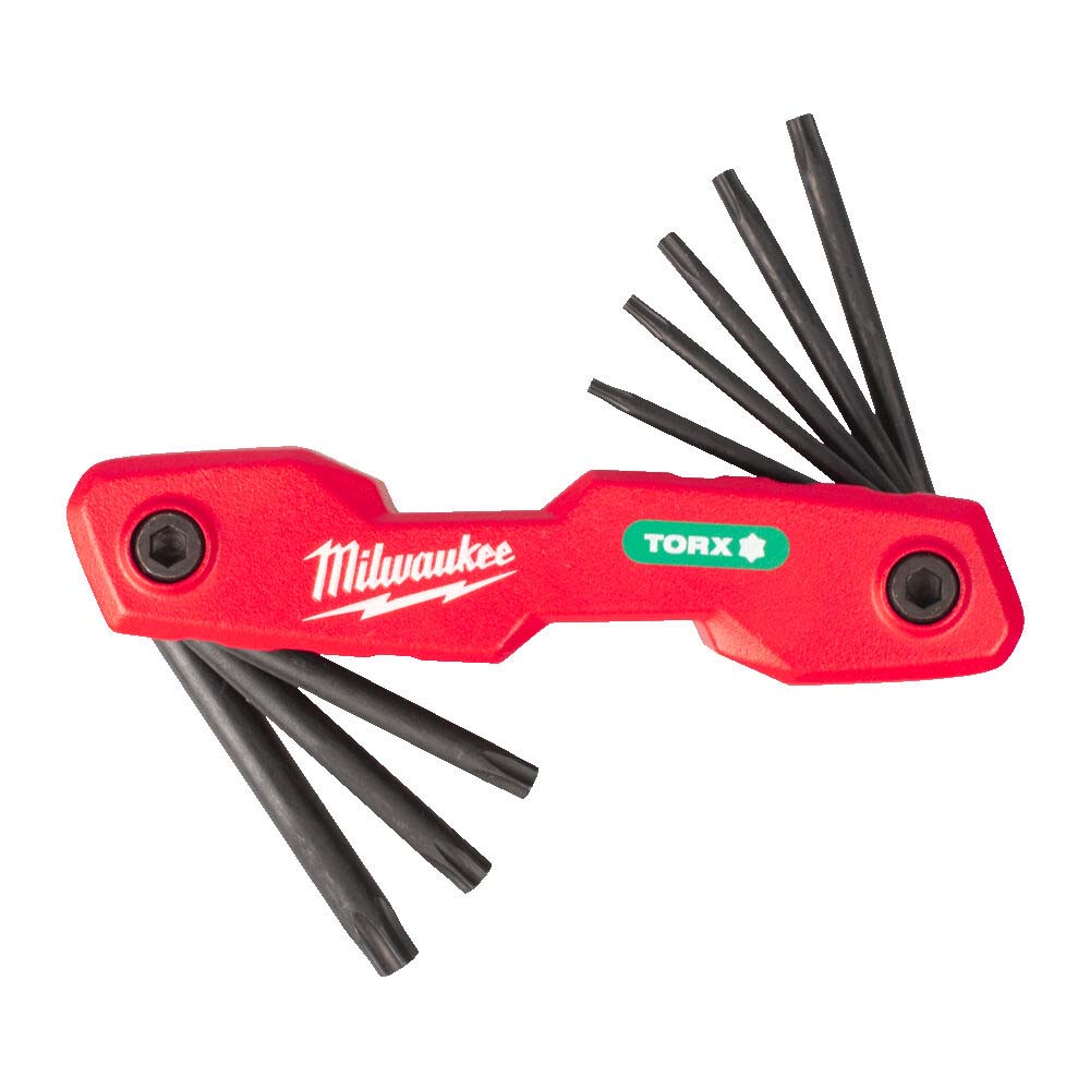Milwaukee 8 Piece Folding TORX Hex Key Set | Milwaukee Hex Key