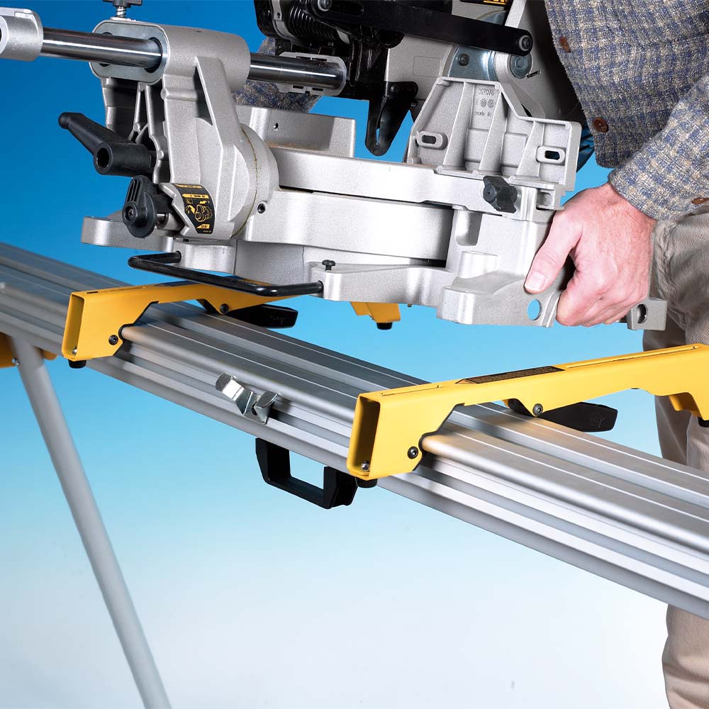 Dewalt DCS727N-XJ 54V FLEXVOLT 250mm Sliding Mitre Saw & DE7023