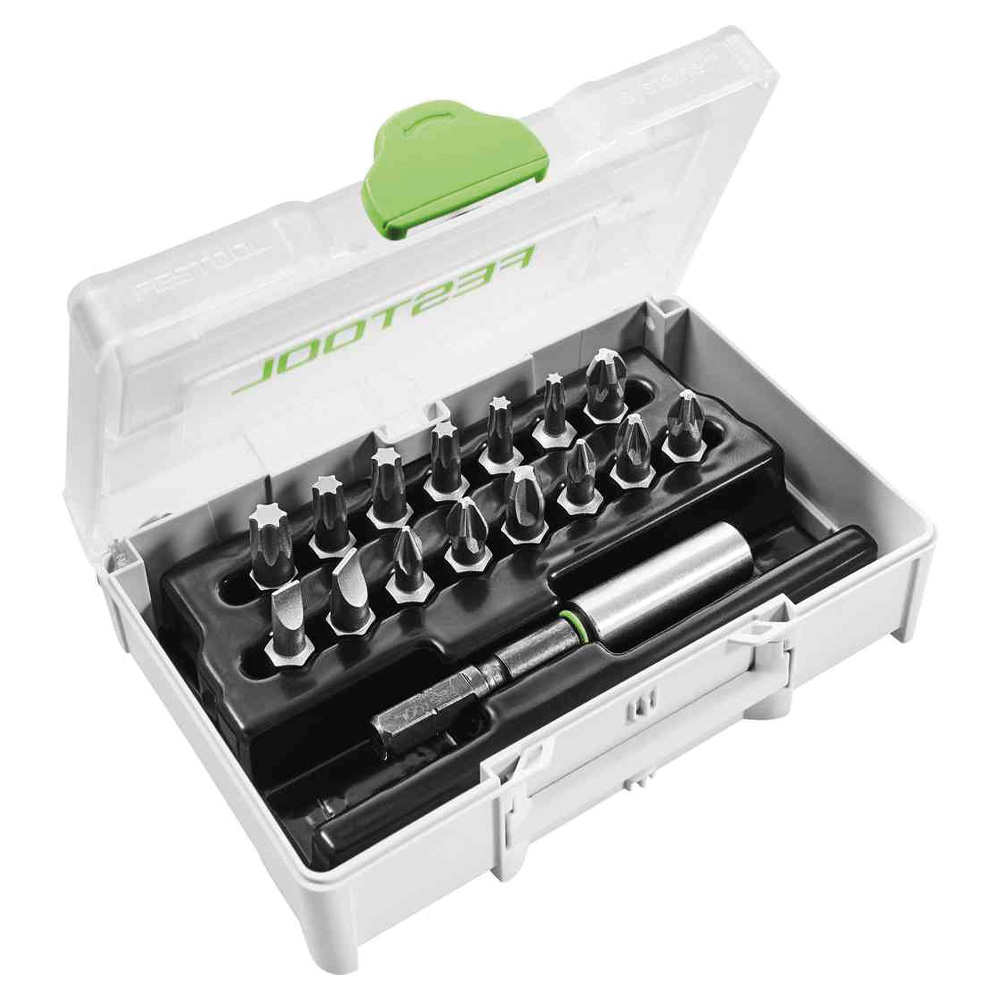 Festool SYS3 XXS CE-MX BH 60 15 Piece Screwdriver Bit Set in Systainer Case