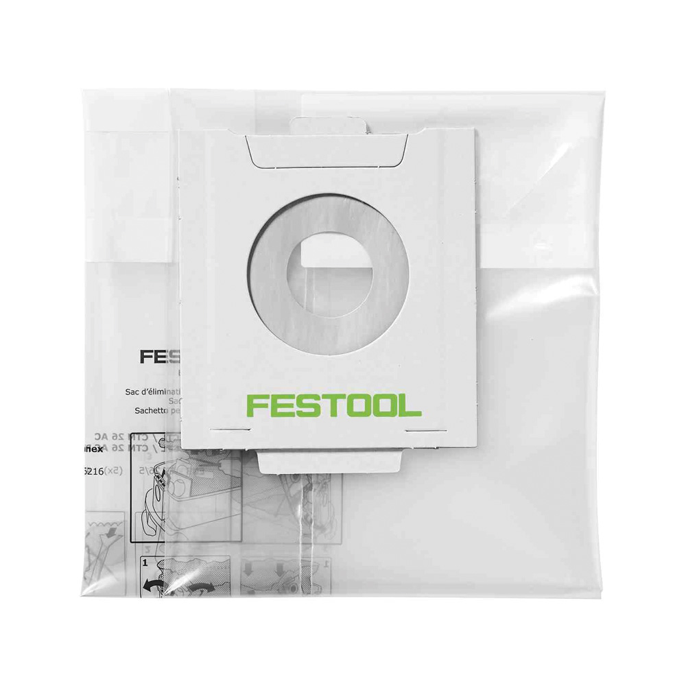 Festool 496215 ENS-CT 36 AC/5 Disposable Bags - Pack of 5