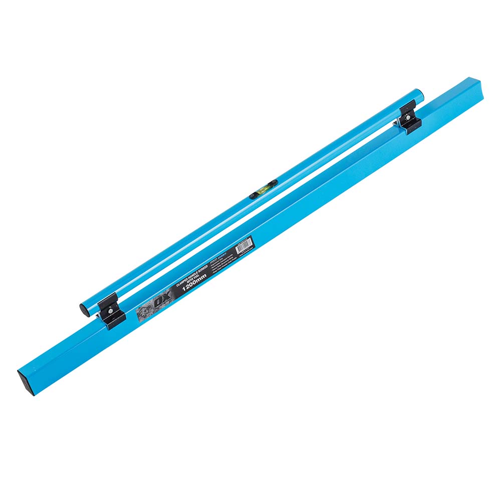 OX Pro 72'' / 1800mm Clamped Handle Concrete Screed - With Vial