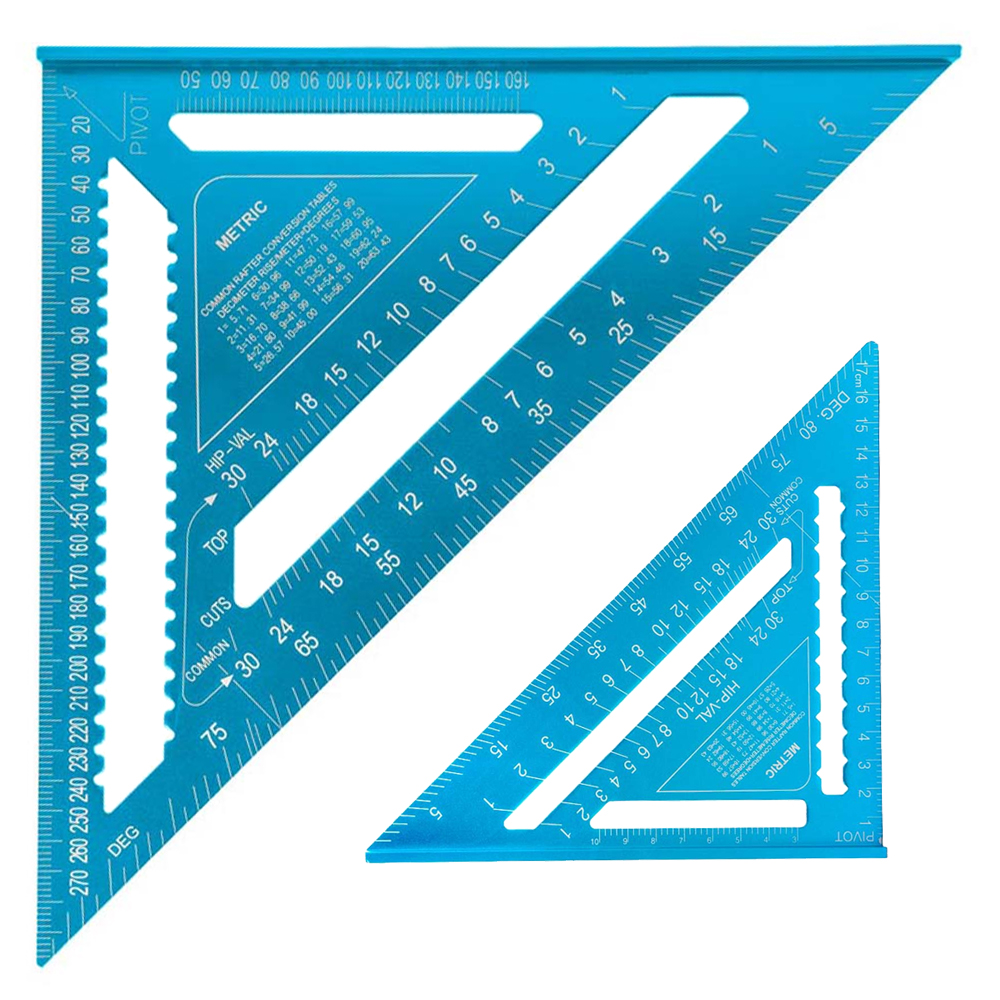 Ox Pro 2 Piece Aluminium Metric Rafters Square