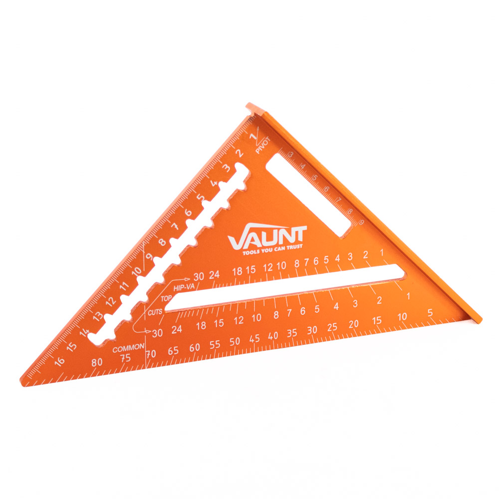 Vaunt 180mm Aluminium Rafters Metric Speed Square