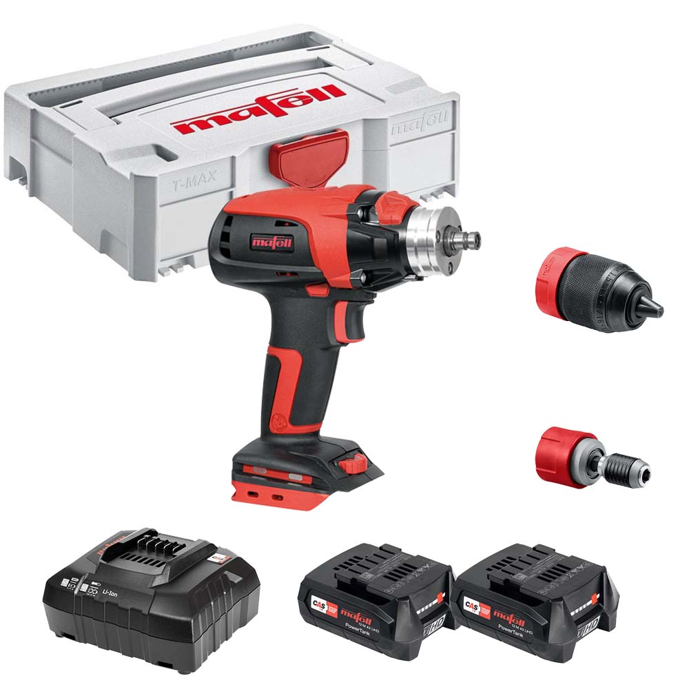 Mafell ASB18MBL 18V Brushless Combi Drill Driver with 2x 4.0Ah