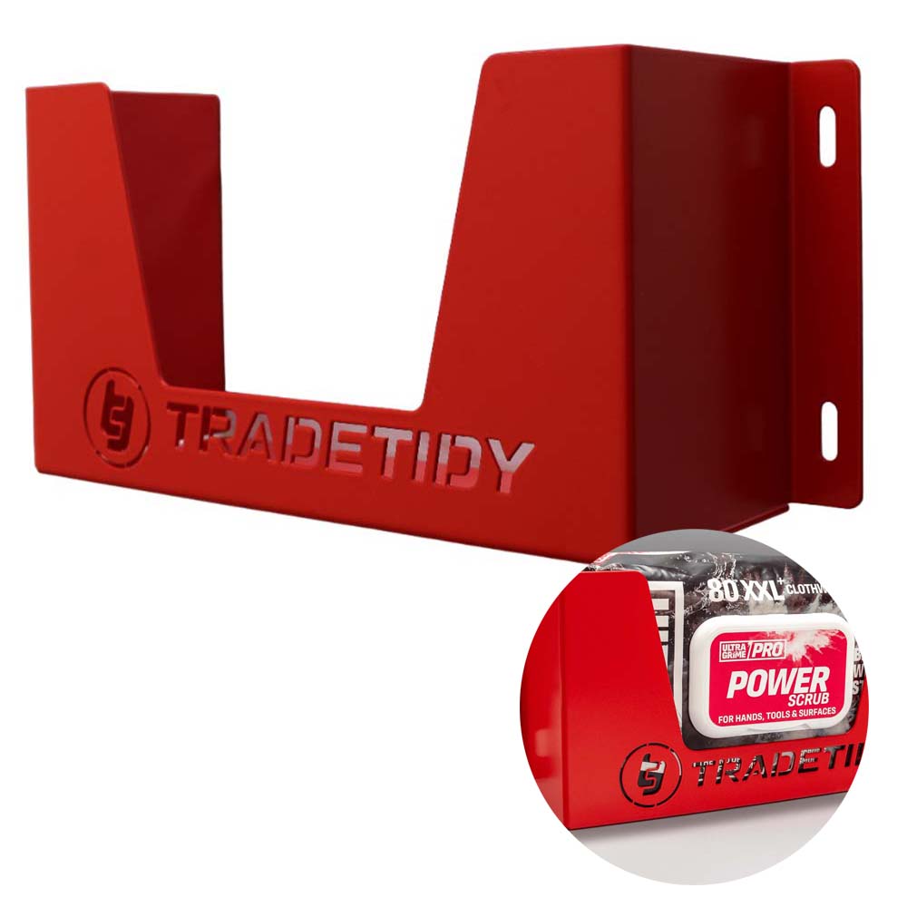 Trade Tidy Ultragrime Wipes Holder - Red