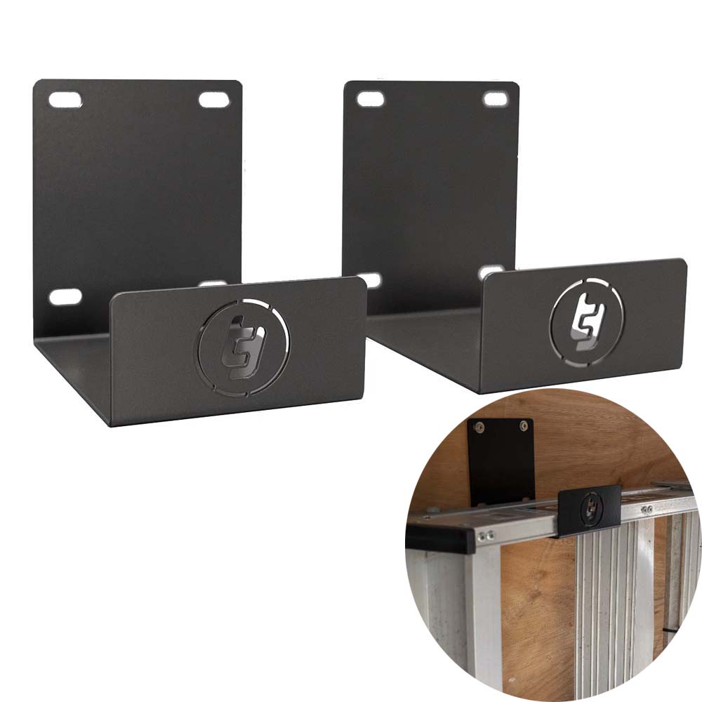 Trade Tidy Ladder Brackets (Pair) - Grey