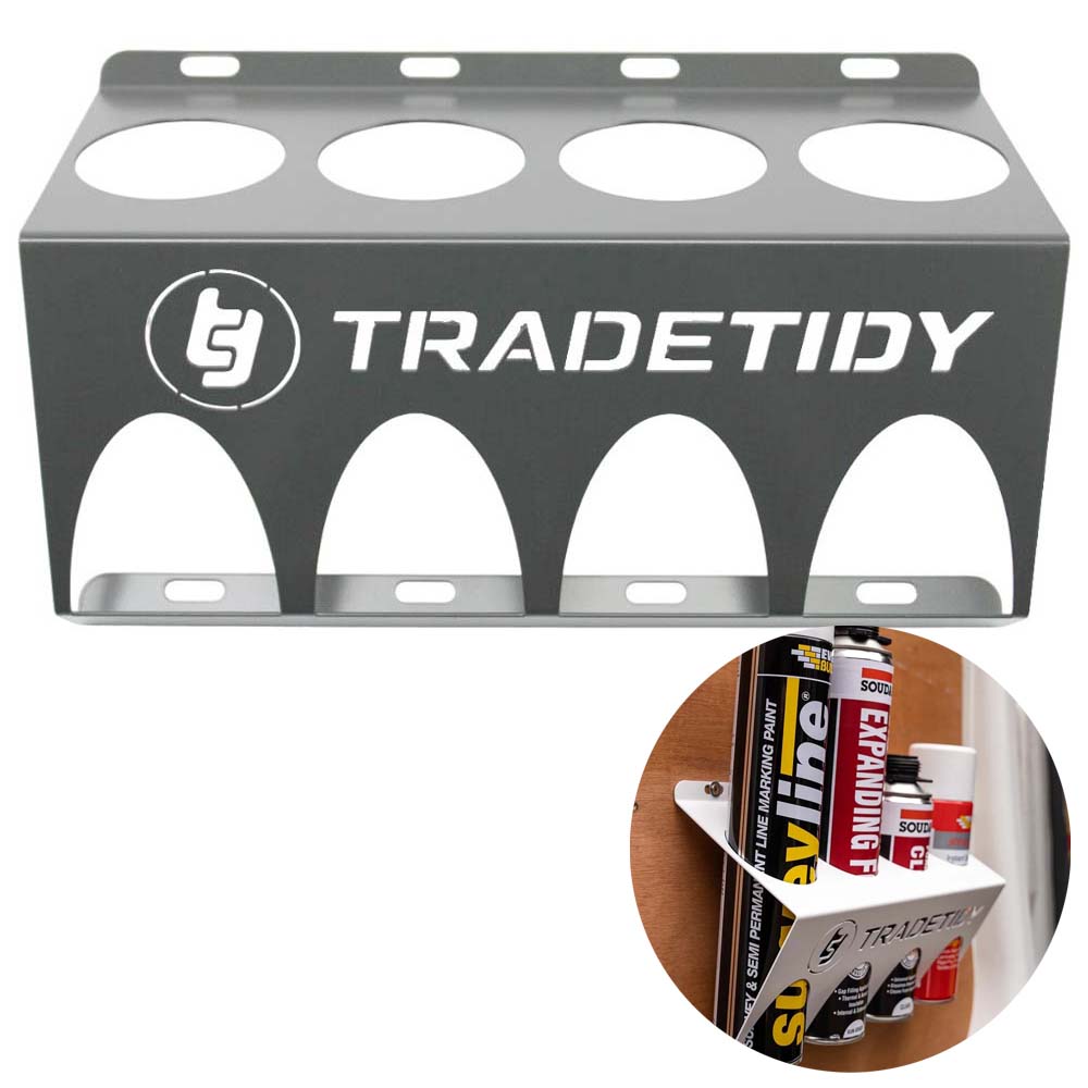 Trade Tidy Spray Can Holder - Grey
