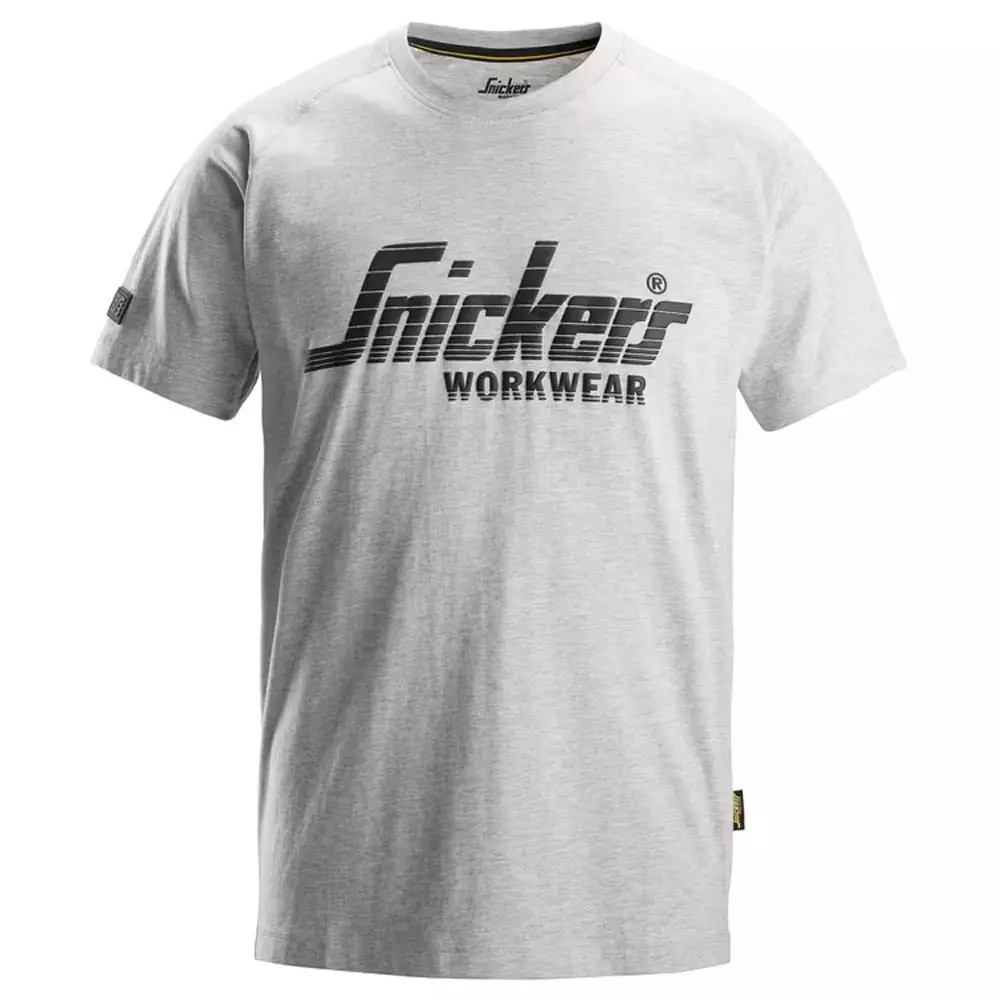 Snickers 2590 Logo T-Shirt - Grey