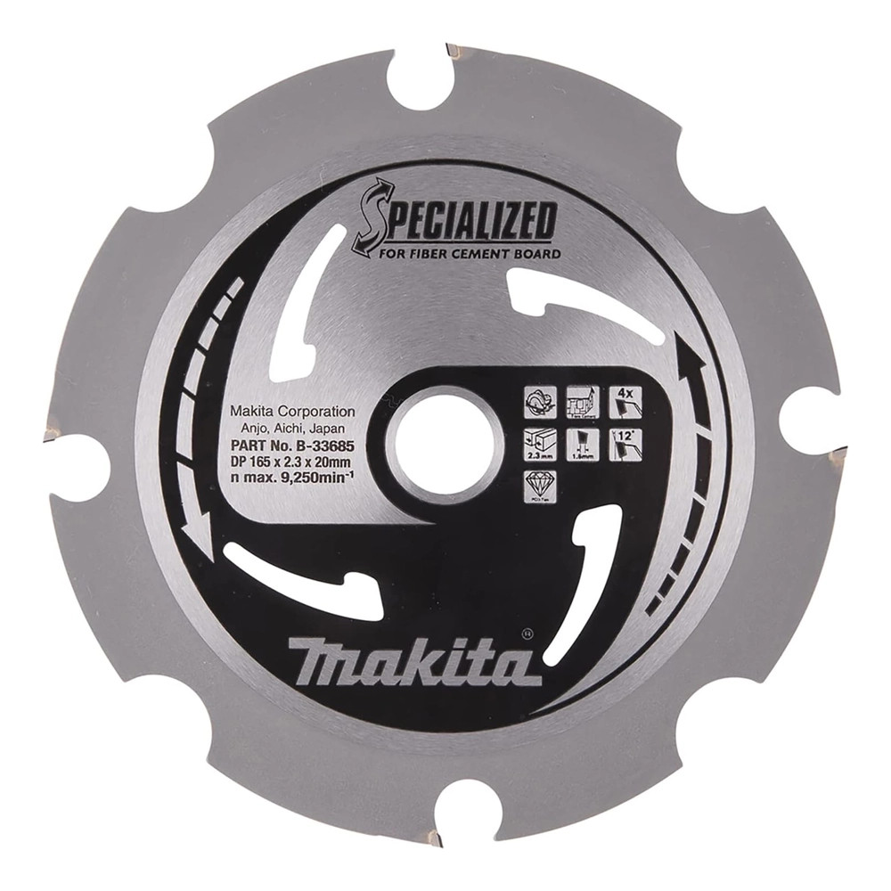 Makita B-33685 165mm x 20mm 4T Specialized PCD Saw Blade