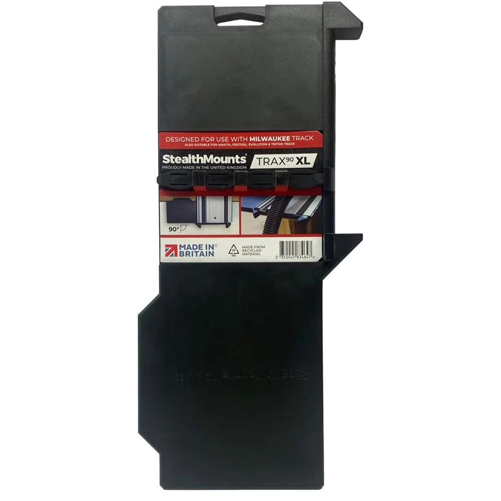 StealthMounts Trax90 XL Track Saw Square for Milwaukee Guide Rail