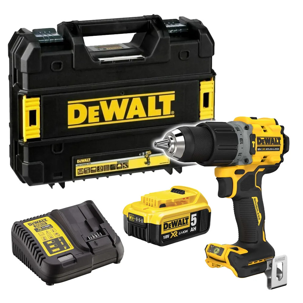 Dewalt DCD805P1 18V XR G3 Brushless Combi Drill with 1x 5Ah Battery