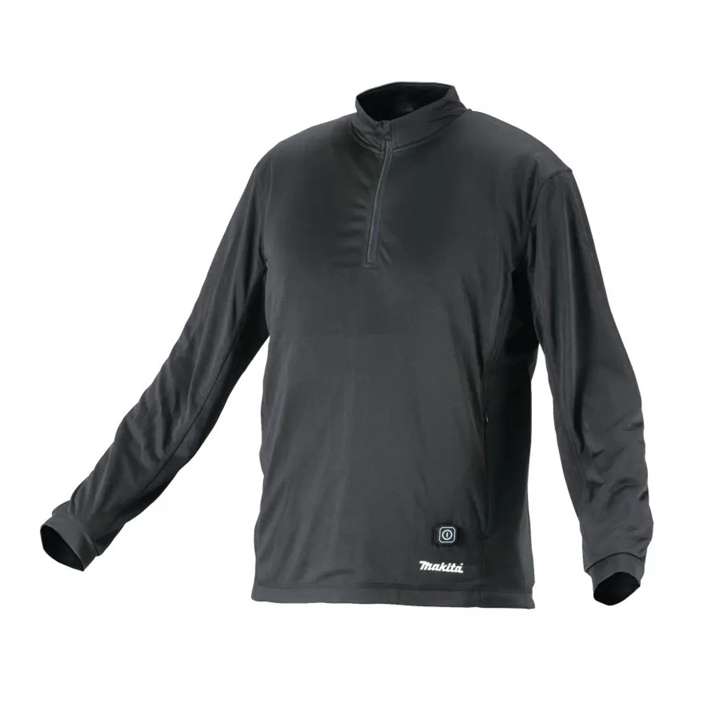 Makita DCX201C 18V/12V LXT Heated Base Layer Half Zip Shirt with Collar