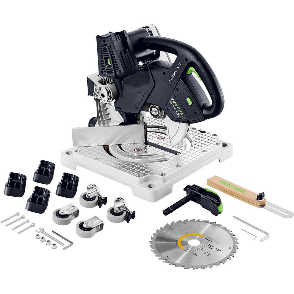 Festool SYMMETRIC SYMC 70 Twin 18V Brushless Mitre Saw - Body