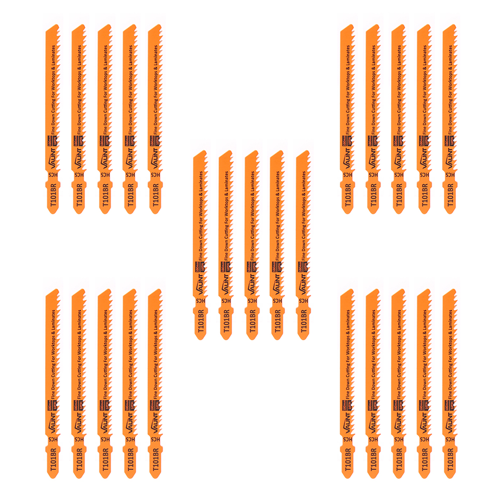 Vaunt Down Wood Cutting (T101BR) Jigsaw Blades - Pack of 25