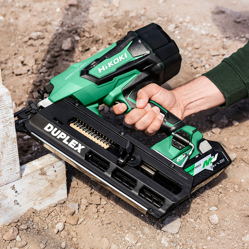 2nd Fix Nail Hikoki Air Nail Gun HiKOKI NT1850DFJXZ 18V Cordless