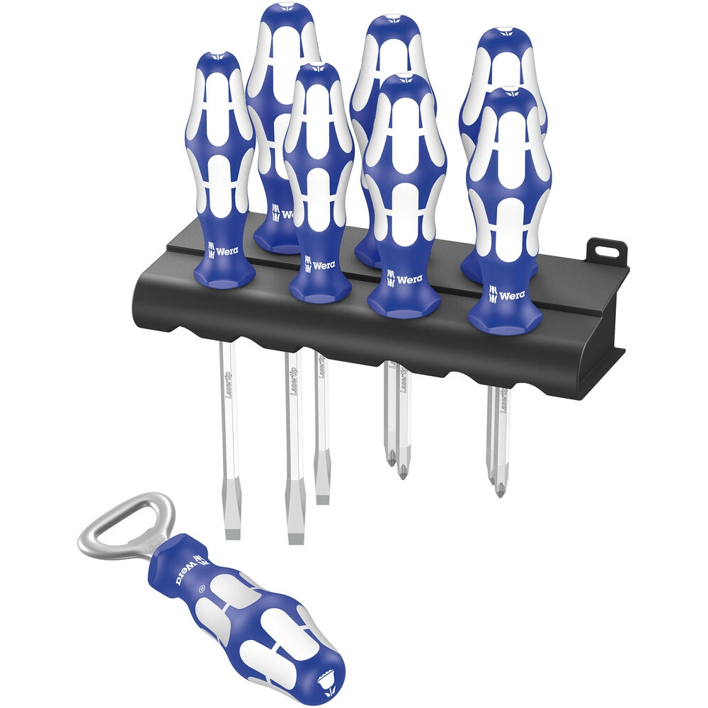 Wera 8 Piece Kraftform Screwdriver Set Sports Edition - Scotland