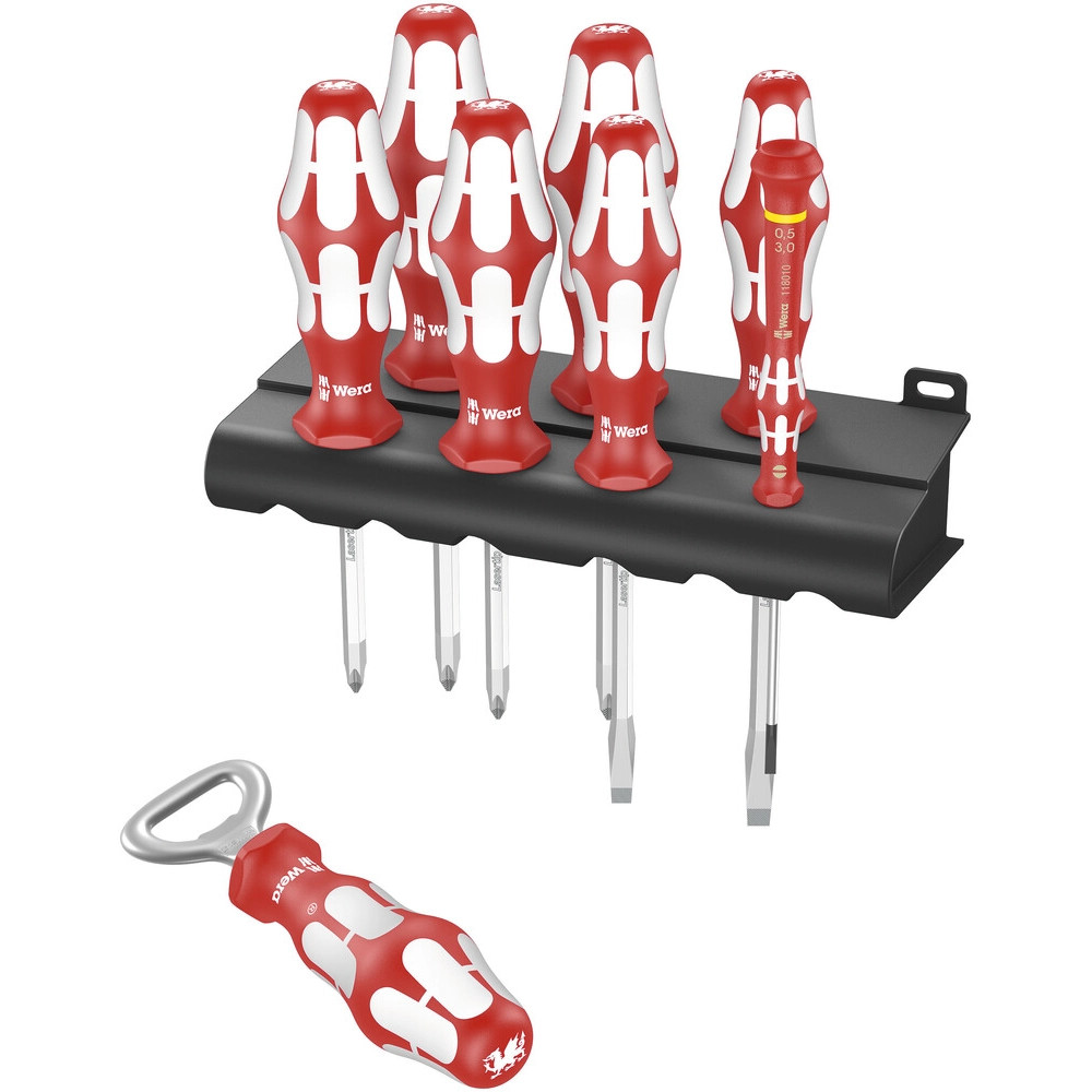 Wera 8 Piece Kraftform Sports Edition Screwdriver Set - Wales