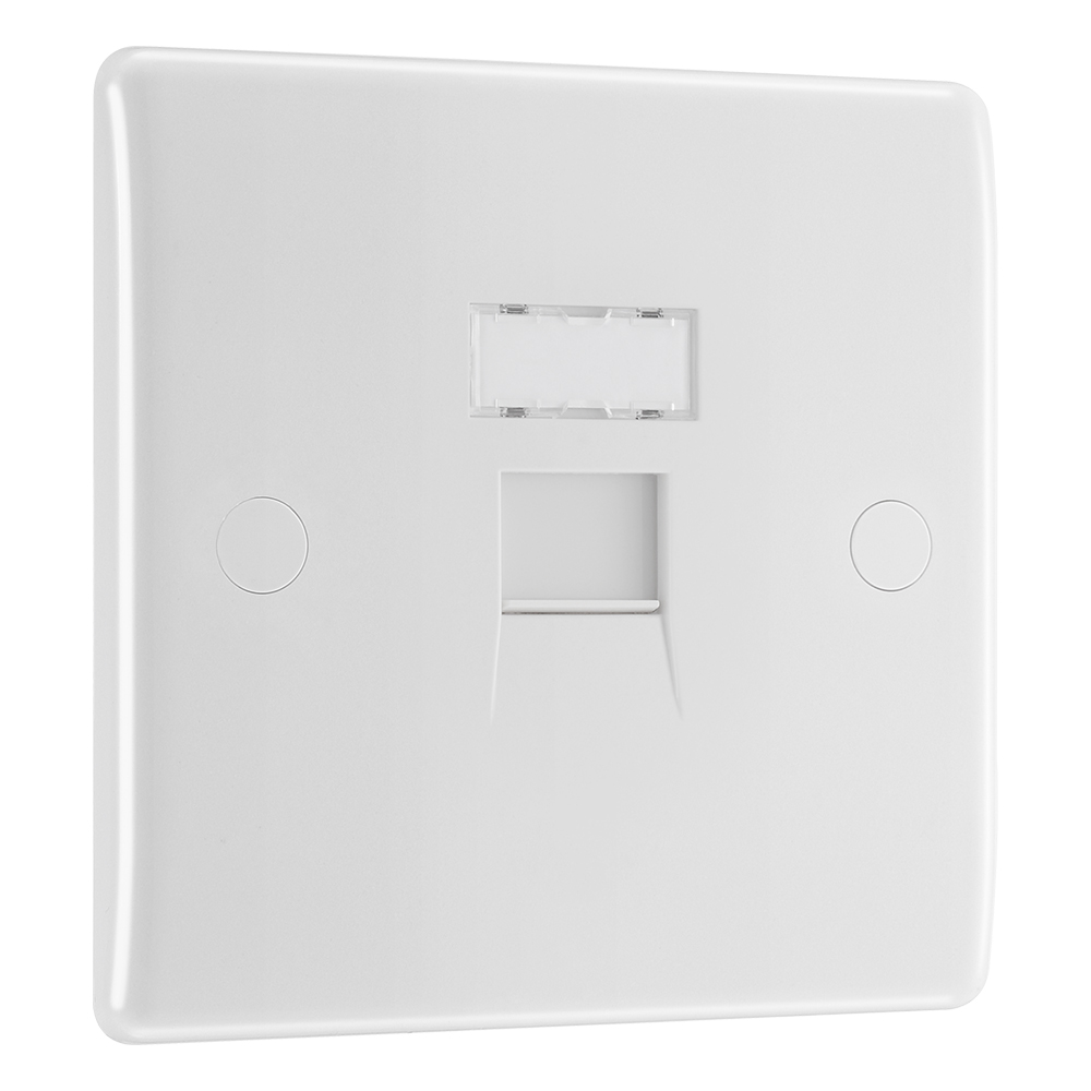 BG Electrical 800 Series RJ45 Single Ethernet Socket