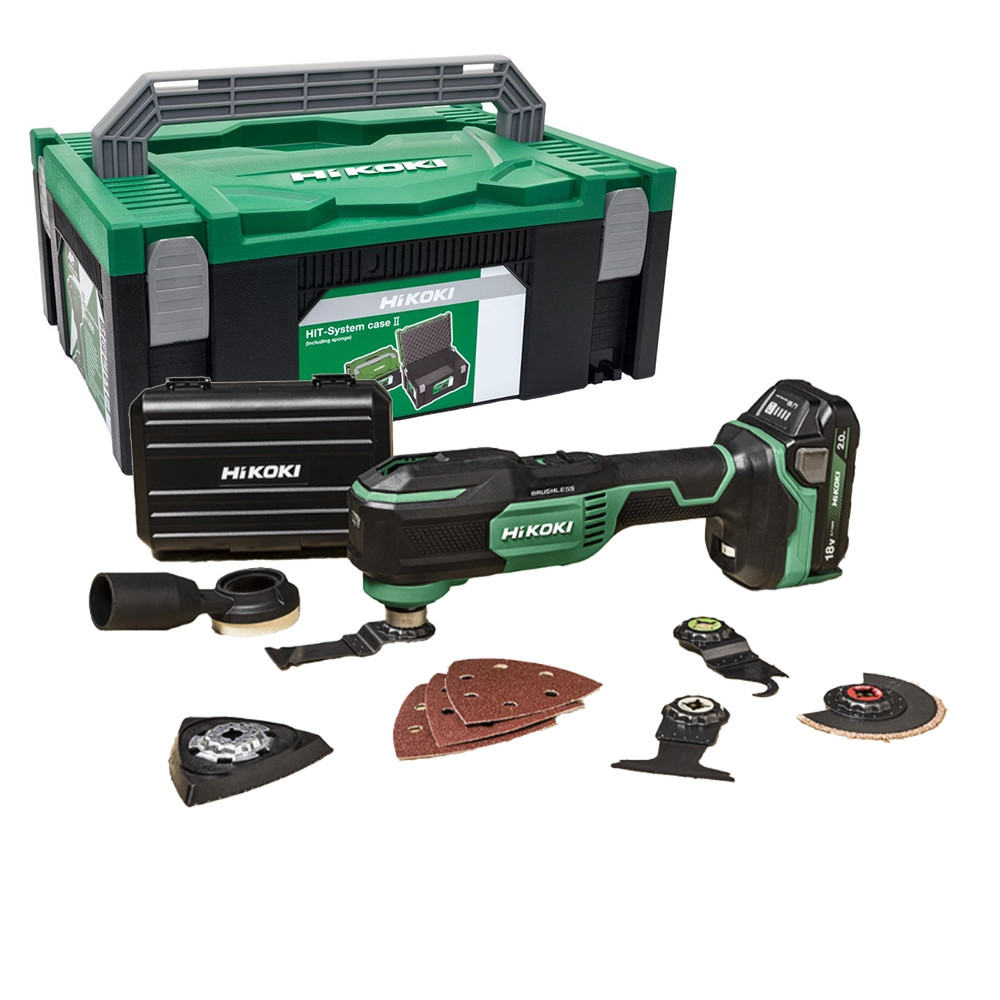 Hikoki CV18DAW2Z 18V Brushless Multi Tool - Body & Case