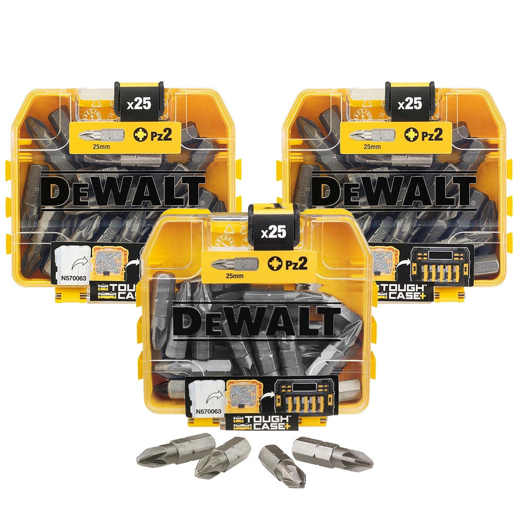 Dewalt DT71521-QZ PZ2 25mm Screwdriver Bit Box - Pack of 75