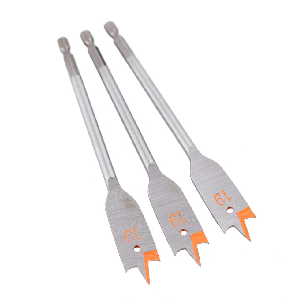 Vaunt 19mm x 152mm Flat Bits - Pack of 3