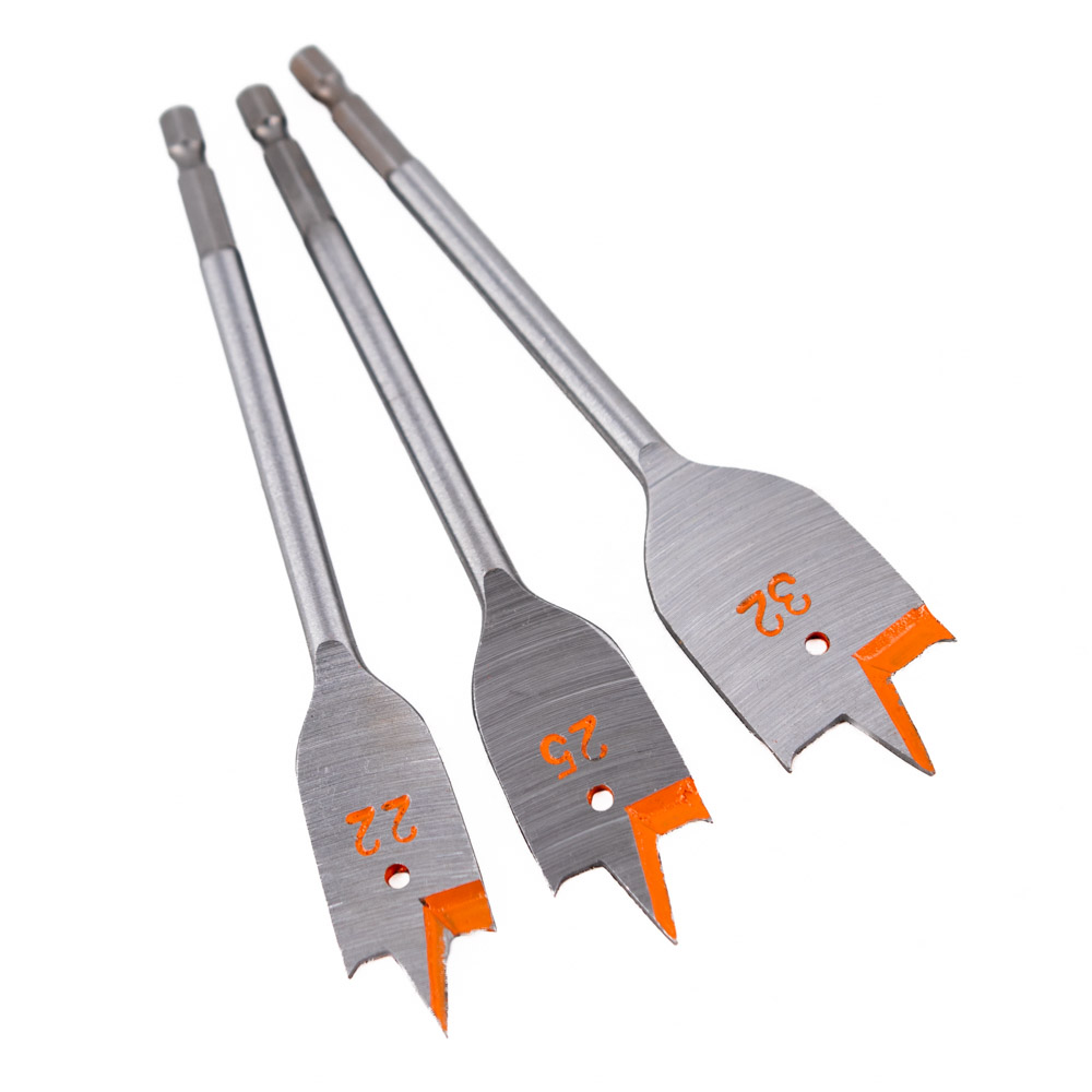 Vaunt 3 Piece Flat Drill Bit Set