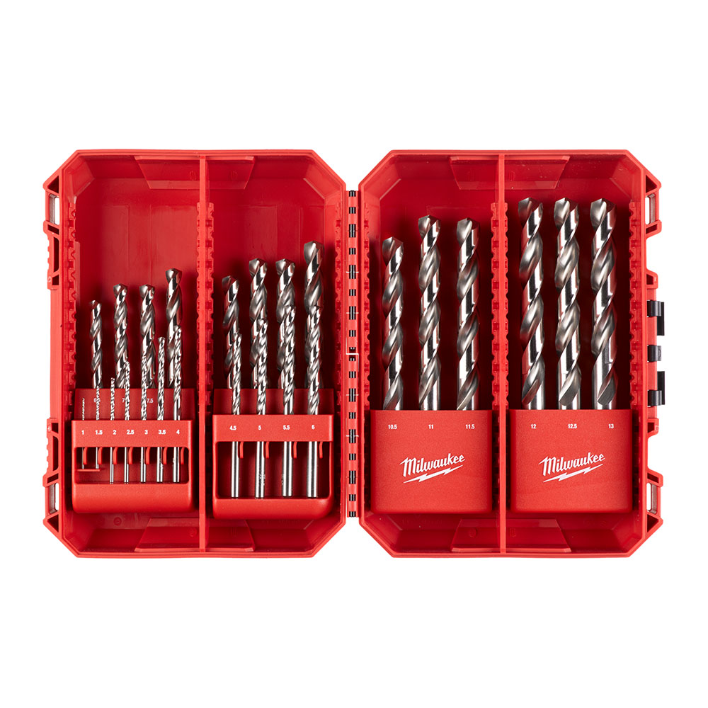 Milwaukee 25 Piece THUNDERWEB HSS-G Metal Drill Bit Set