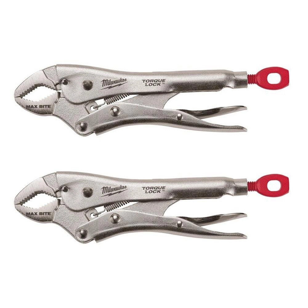 Milwaukee MAX BITE Torque-Lock Jaw Locking Pliers 170mm - Pack of 2