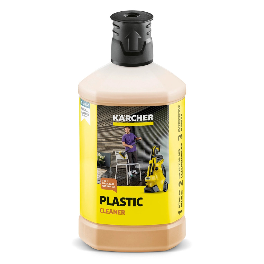 Karcher 3-In-1 Plastics Cleaner - 1L
