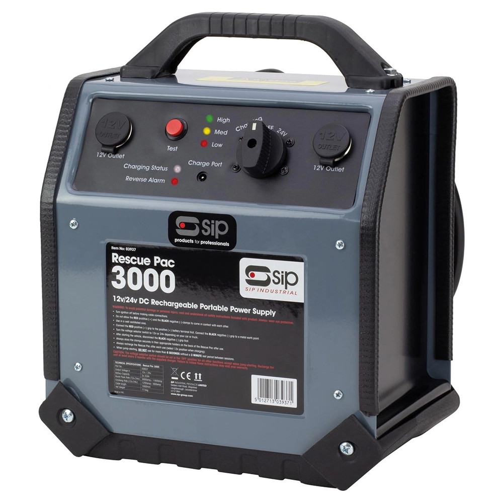SIP Rescue Pac 3000 Battery Booster Pack