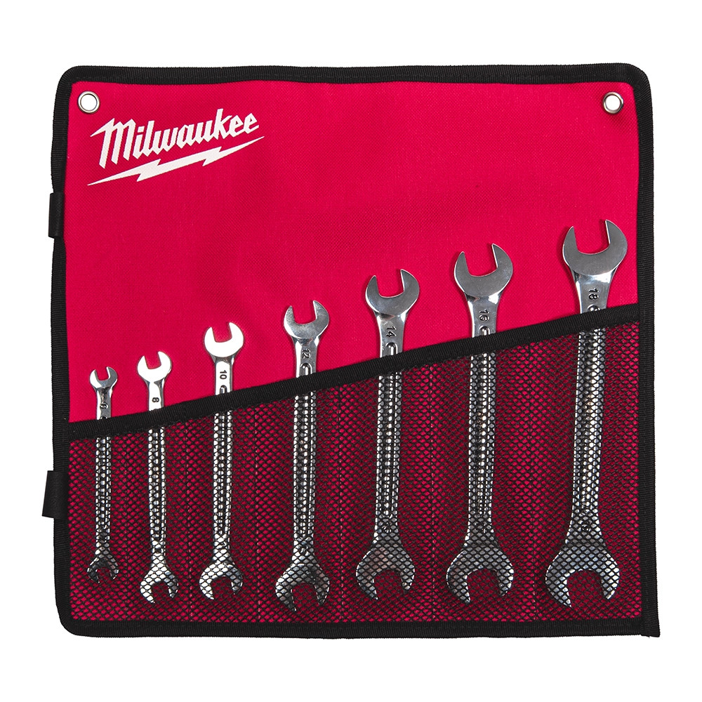 Milwaukee 7 Piece Double Open End Spanner Set